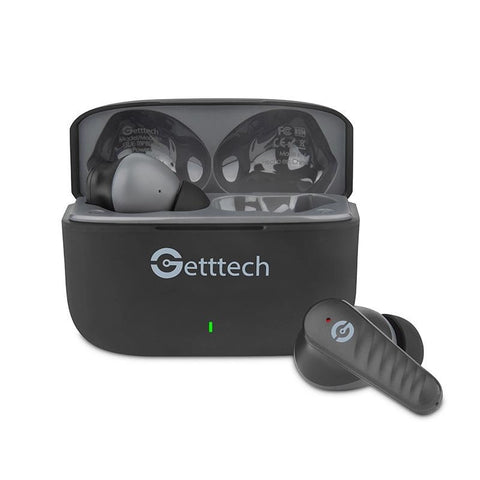Audifonos Earbud Getttech Bluetooth Negro Gue-T8Pbl-Bg Mx