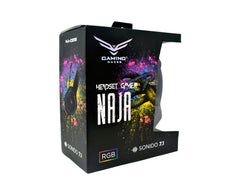 Audífonos Gamer 7.1 RGB NAJA NA-0315 NACEB Diadema Juego Negro