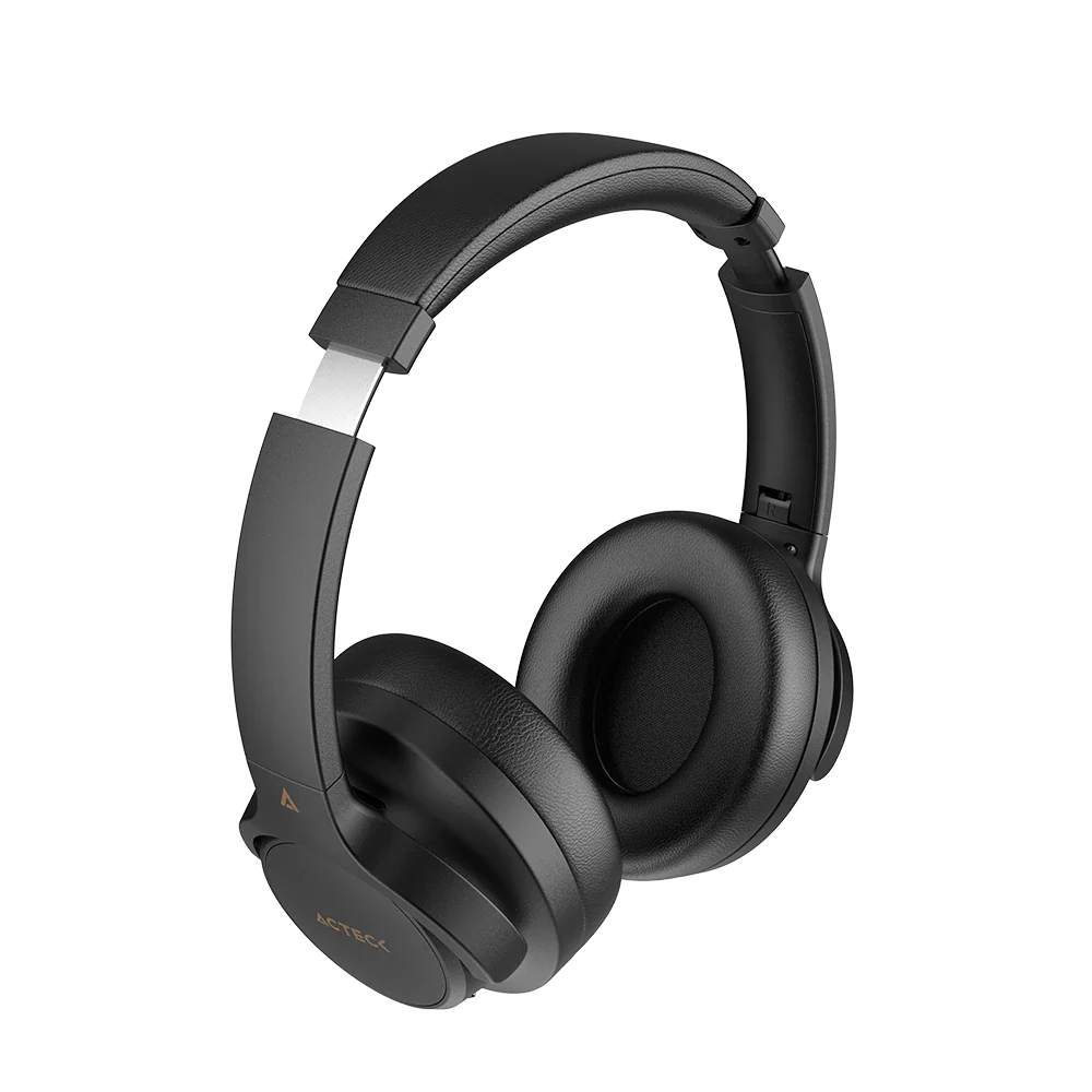 Audifonos Hype Epic HP750 Acteck Elite Series, Conexión Bluetooth, 3.5mm, Cancelación de ruido, Color Negro.