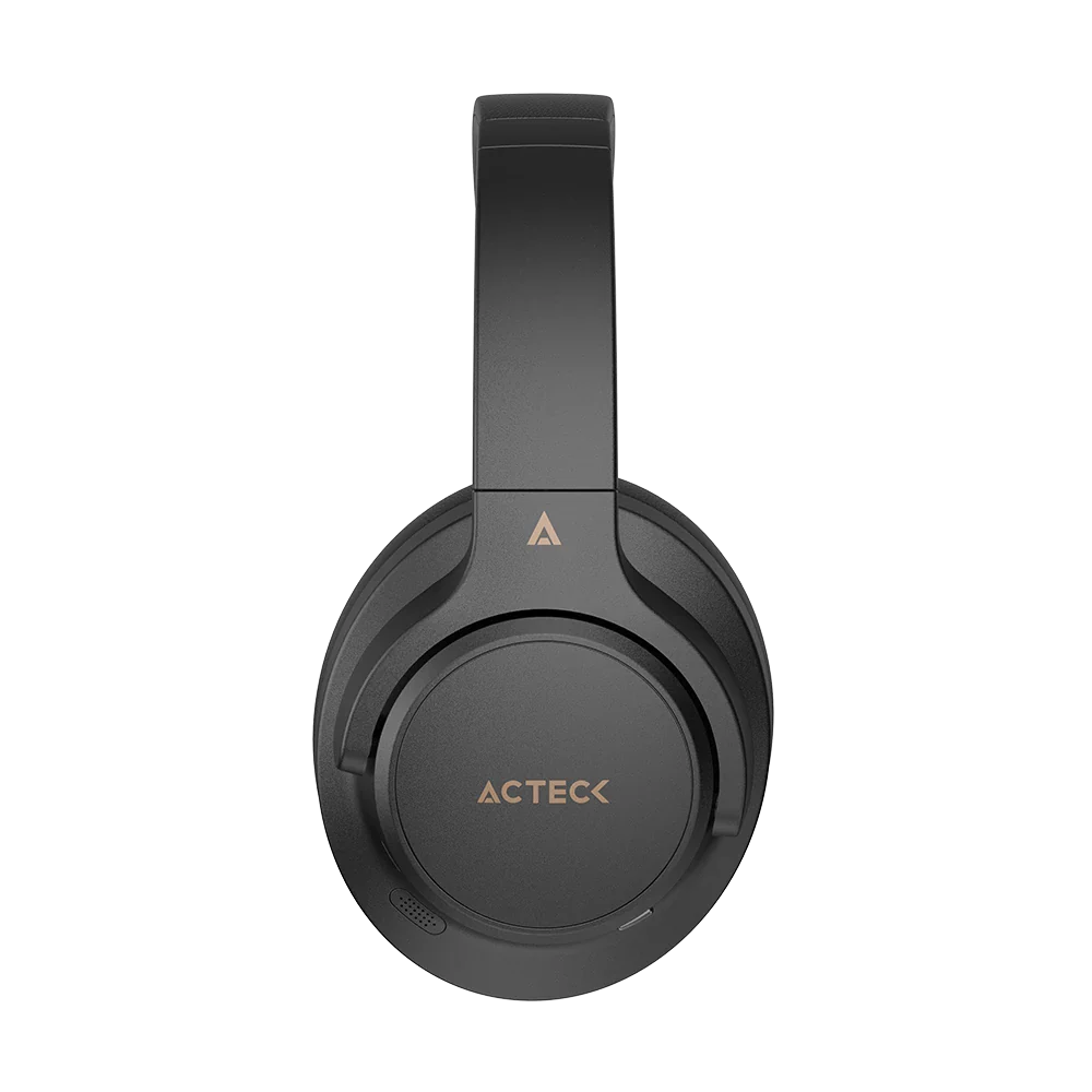 Audifonos Hype Epic HP750 Acteck Elite Series, Conexión Bluetooth, 3.5mm, Cancelación de ruido, Color Negro.