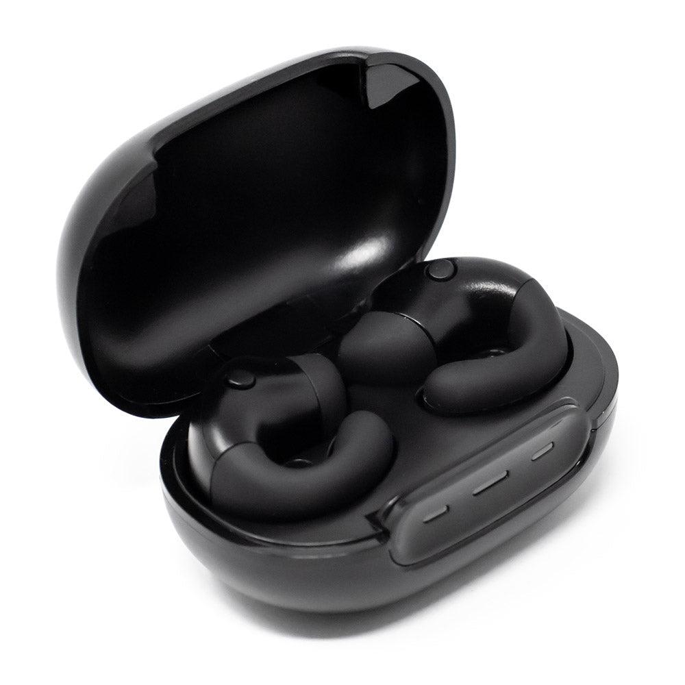 Audífonos Inalámbricos Backdrop. Bluetooth 5.3, Micrófono, Estuche de carga. Modelo TWS-6, Color negro