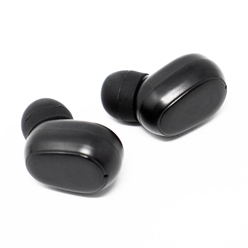 Audífonos Inalámbricos Backdrop. Bluetooth 5.3, Micrófono, Estuche de carga. Modelo TWS-7, Color negro