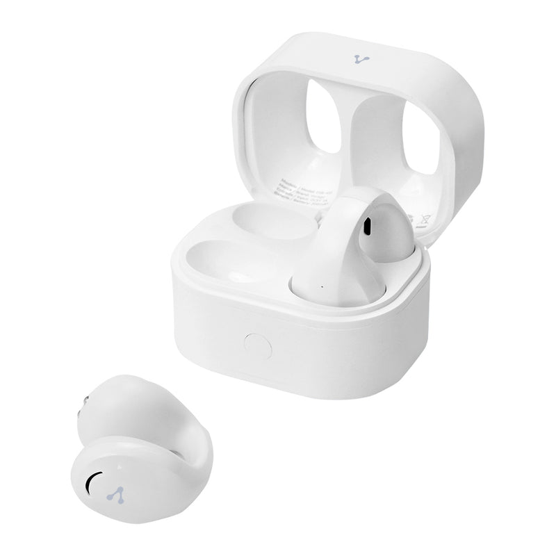 Audífonos Vorago Earbud Bt 5.4 tws, Hasta 7.5Hrs + 2 Cargas Tactil Usb-C Blanco (ESB-410)