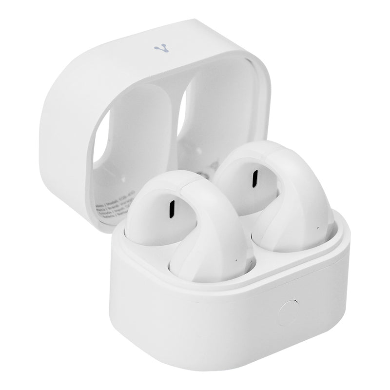 Audífonos Vorago Earbud Bt 5.4 tws, Hasta 7.5Hrs + 2 Cargas Tactil Usb-C Blanco (ESB-410)