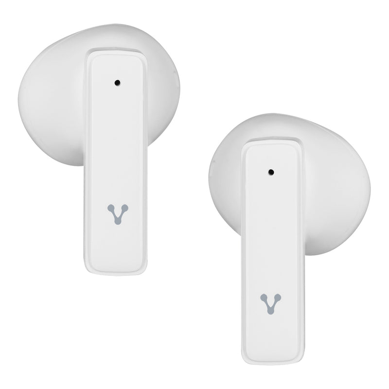 Audifonos Vorago Earbud Bt Tws 5.4 6Hrs + 3Cargas Tactil Usb-C Blanco (ESB-310-WH)