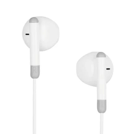 Audifonos Vorago Tipo C Aislamiento Superbass 1.2 Metros Manos Libres Blanco Ep-306-Wh