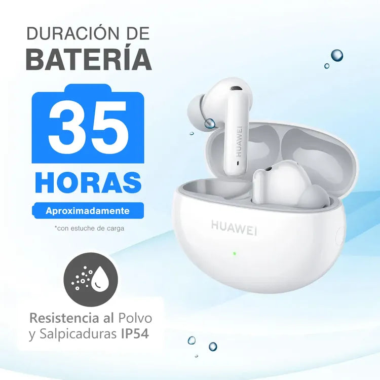 Auriculares HUAWEI 55037552, Inalámbrico, Blanco