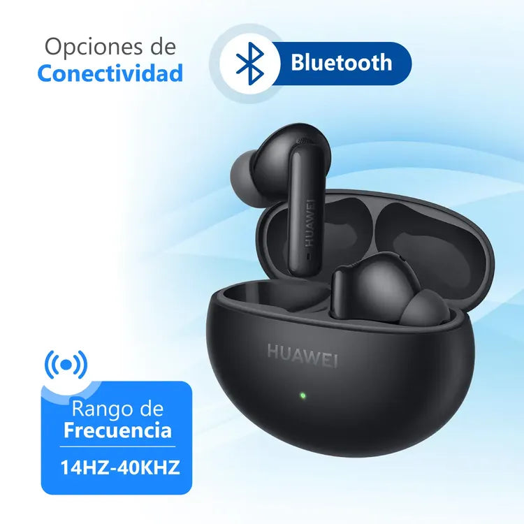 Auriculares HUAWEI Freebuds 6i Black: ANC Dinámica Inteligente 3.0, 55037551