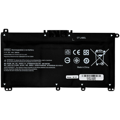 Batería para Laptop Ovaltech OTHHT03XL 3630mAh 11.55V para HP 14-CE, 15-DA y HP 240 G7 Energía de Larga Duración Nueva