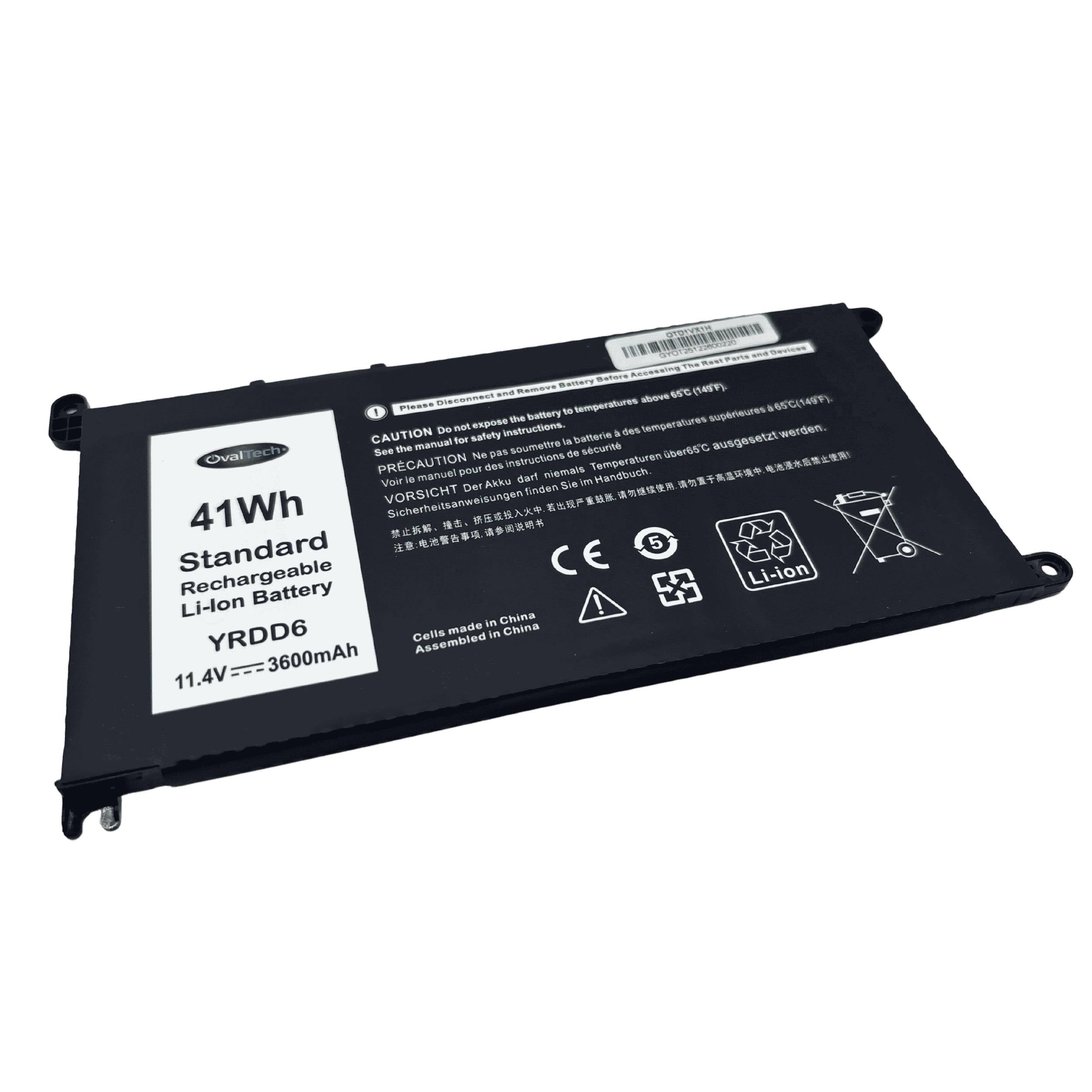Batería Ovaltech OTD1VX1H 11.4V para Dell Inspiron 7586, 3583 y 5482 Máxima Compatibilidad de Sistema Excelente Calidad
