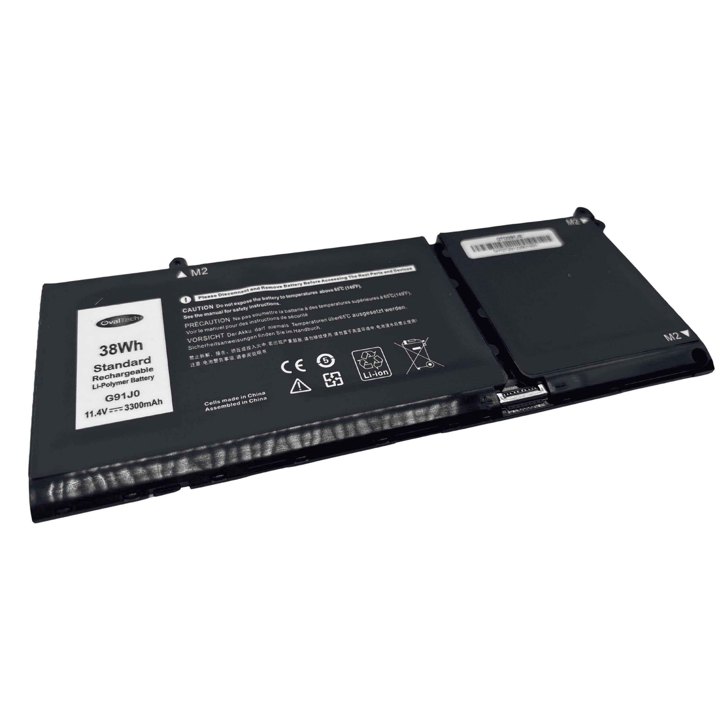 Batería Interna Ovaltech OTDG91J0 G91J0 41WH 11.25V para Dell Latitude 3420 y Inspiron 3511 Energía Estable y Segura Nueva
