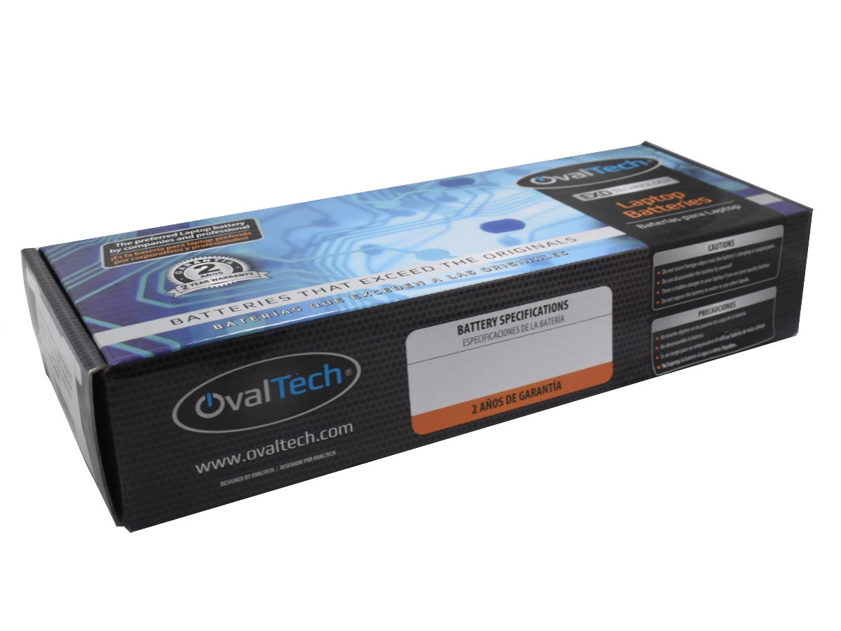 Batería para Laptop Ovaltech OTH8460 6400mAh 10.8V para HP EliteBook 8460w y 8460p Mayor Autonomía de Uso Larga Duración