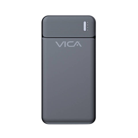 Power Bank VICA 10000 mAh - Puertos USB 2.0, Tipo C y Micro USB - Batería de Polímero con Carga Rápida - Portabilidad Extrema