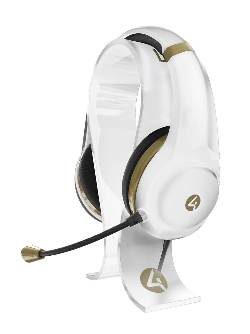 Auriculares para juegos 4Gamers XP-GOLDR-WHT-4G (Color Blanco-Dorado)