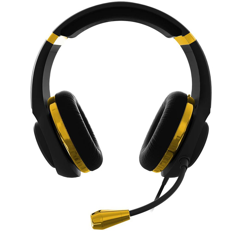 Auriculares para juegos 4Gamers XP-GOLDBLK-M-4G (Color Negro-Dorado)