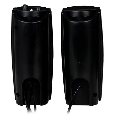 Bocinas Estéreo Acteck AX-2500 - Conexión Auxiliar 3.5mm y Cable 1.2M - Sonido Claro para Escritorio - Nuevo