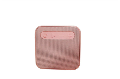 Bocina Inalámbrica Highlink Color Rosa - Radio FM, Lector USB, Lector Micro SD, Batería Recargable, Portátil, Ligera