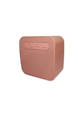 Bocina Inalámbrica Highlink Color Rosa - Radio FM, Lector USB, Lector Micro SD, Batería Recargable, Portátil, Ligera