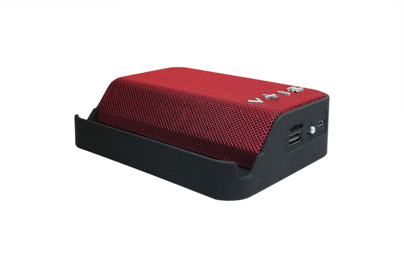 Bocina Inalámbrica Highlink Handle Roja - Radio FM, Lector Micro SD, Batería Recargable