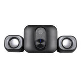 Bocinas HP DHS-2111S BOCINA 2.1 BOCINA MULTIMEDIA Conector 3.5mm/Carcasa metálica con control de volumen / Sensibilidad ：110 dB±3dB -