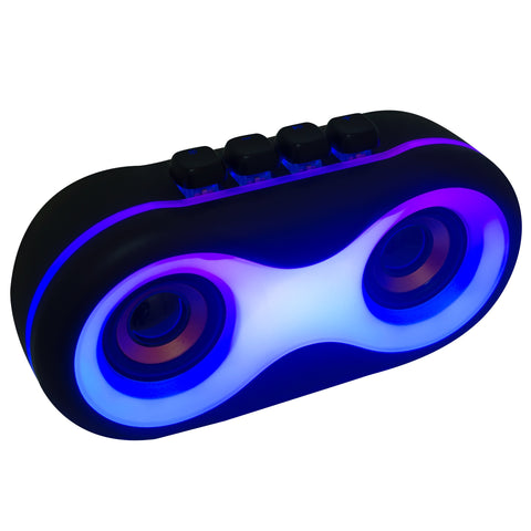 Bocina Bluetooth Inalámbrica Portátil Perfect Choice Owty PC-113218 - Con Teclas Mecánicas Retro - Diseño Exclusivo