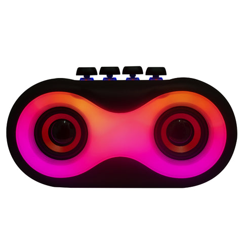 Bocina Bluetooth Inalámbrica Portátil Perfect Choice Owty PC-113218 - Con Teclas Mecánicas Retro - Diseño Exclusivo