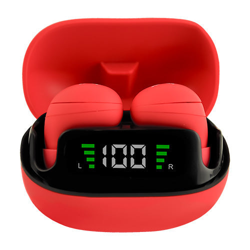 Audífonos Inalámbricos Bluetooth Perfect Choice Tiny Beatz Rojo - Tamaño Mini Ultra Compacto - Comodidad Máxima