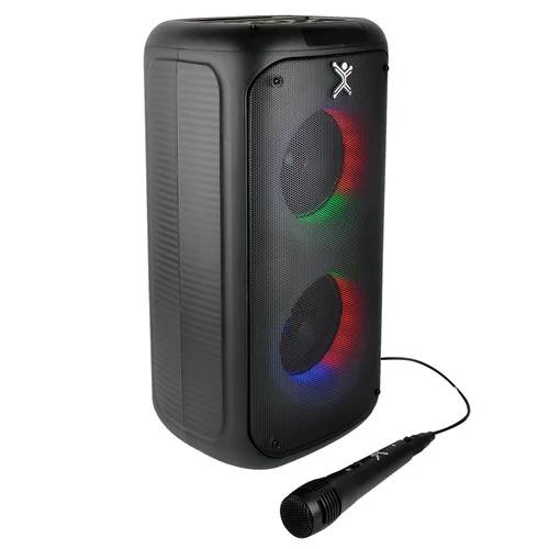 Mini Bafle Dual 5 Pulgadas Perfect Choice Miniglow PC-112716 - Función TWS, Luz RGB y Micrófono - Diversión Garantizada