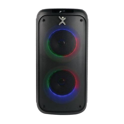 Mini Bafle Dual 5 Pulgadas Perfect Choice Miniglow PC-112716 - Función TWS, Luz RGB y Micrófono - Diversión Garantizada