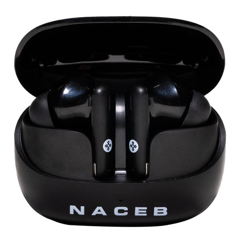 Audífonos In-Ear Bluetooth Naceb NA-0322 | Cancelación de Ruido ANC+ENC | Audio De Alta Fidelidad y Llamadas Claras