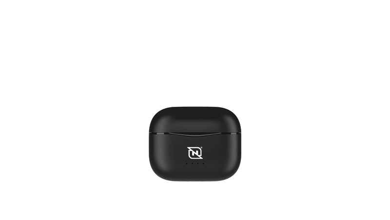 Audifonos in-ear ntws-103 bluetooth 5.3 tws super bass manos libres hasta 5 hrs de duración - 4 indicadores de carga en dock, negro