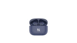 Audifonos in-ear ntws-103 bluetooth 5.3 tws super bass manos libres hasta 5 hrs de duración - 4 indicadores de carga en dock, azul