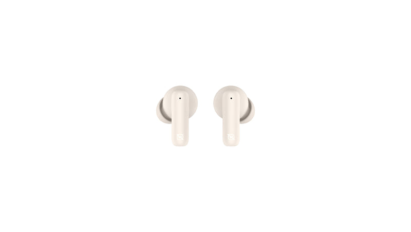 Audifonos in-ear ntws-103 bluetooth 5.3 tws super bass manos libres hasta 5 hrs de duración - 4 indicadores de carga en dock, beige