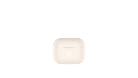 Audifonos in-ear ntws-103 bluetooth 5.3 tws super bass manos libres hasta 5 hrs de duración - 4 indicadores de carga en dock, beige