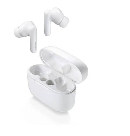 Audífonos Panasonic Bluetooth In-Ear Blancos - 26 Horas de Uso Continuo con Bajo XBS - Control Táctil Avanzado - Elegancia Pura