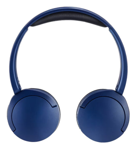 Diadema Panasonic Bluetooth Azul - Hasta 72 Horas de Batería con Micrófono Cancelación de Ruido - Llamadas Claras sin Interrupciones - Diseño Exclusivo