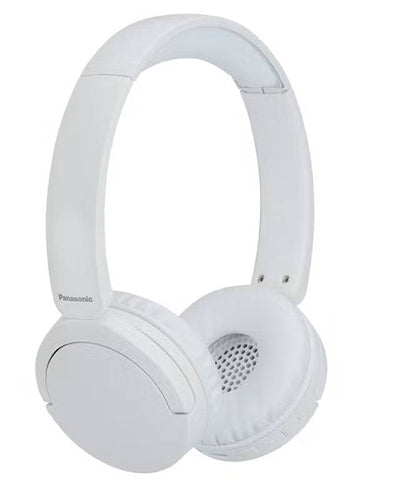 Diadema Panasonic Bluetooth Blanca - Hasta 72 Horas de Batería con Micrófono Cancelación de Ruido - Llamadas Claras sin Interrupciones - Comodidad Premium