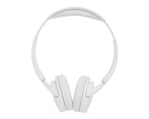 Diadema Panasonic Bluetooth Blanca - Hasta 72 Horas de Batería con Micrófono Cancelación de Ruido - Llamadas Claras sin Interrupciones - Comodidad Premium