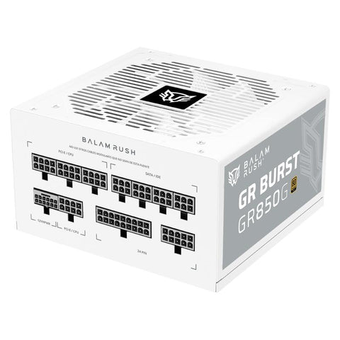 Fuente De Poder Balam Ruhs Atx 850W 80 Plus Gold Full Modular White Br