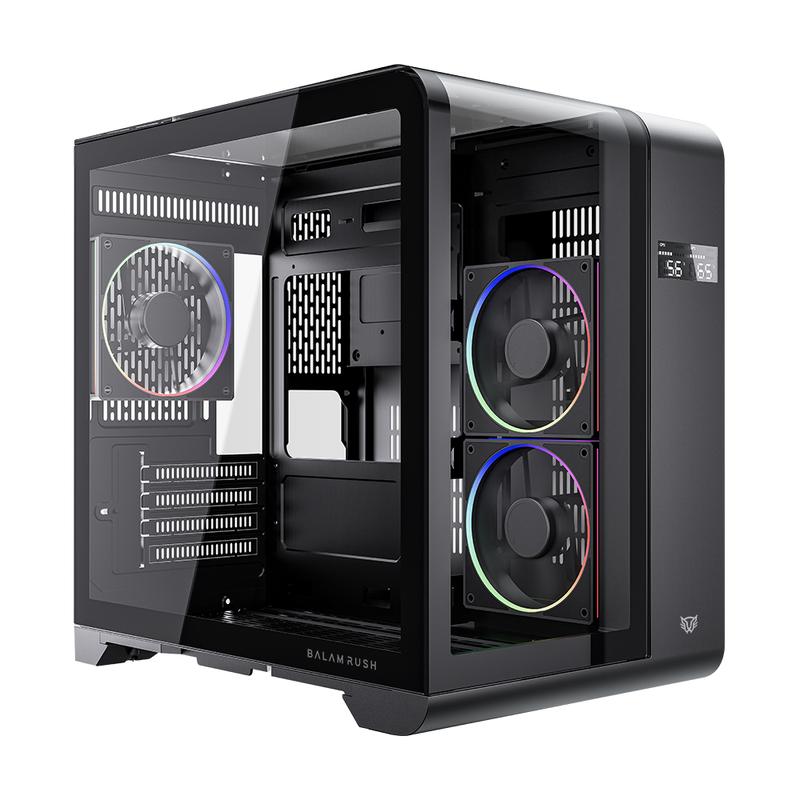 Gabinete Balam Tank Expert Displ 6400/Mb Atx/3Vent Argb/Neg Br-941617