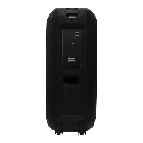 Bafle Vorago 2X15" Bt 5.3 Tws 180W Ecualizador Con Micrófono Negro - Ksp-800