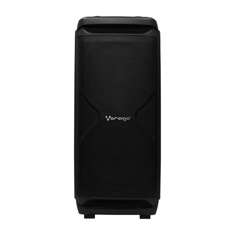 Bafle Vorago 2X15" Bt 5.3 Tws 180W Ecualizador Con Micrófono Negro - Ksp-800