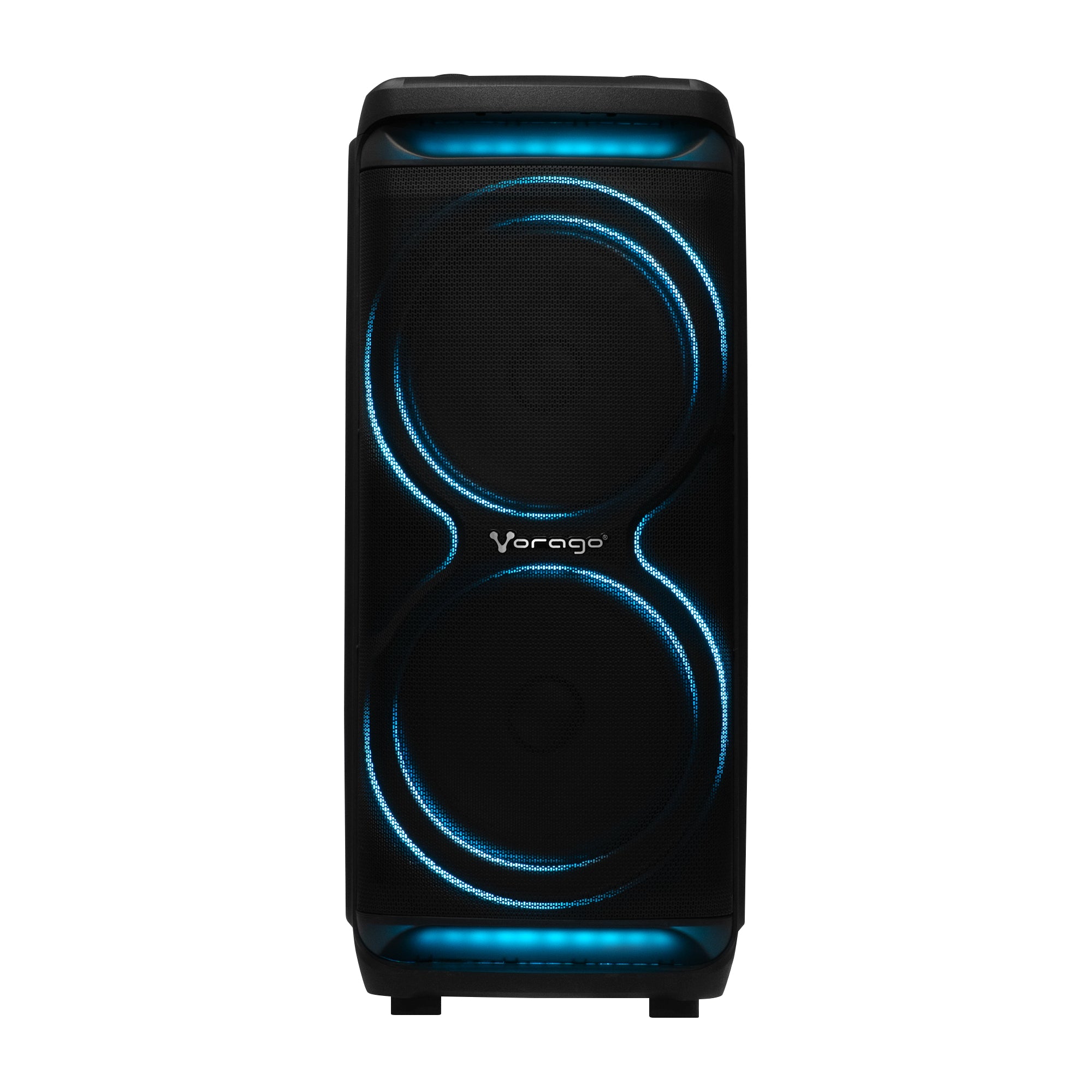 Bafle Vorago 2X15" Bt 5.3 Tws 180W Ecualizador Con Micrófono Negro - Ksp-800