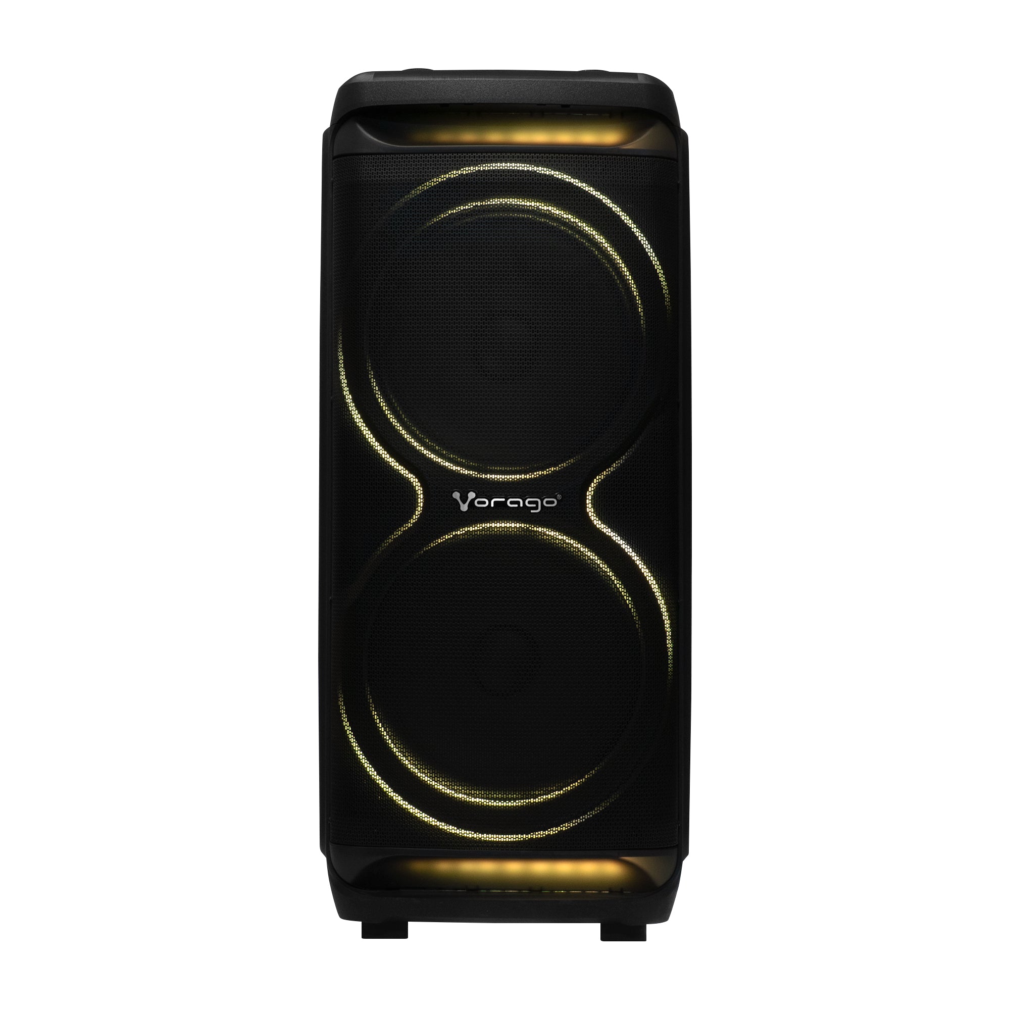 Bafle Vorago 2X15" Bt 5.3 Tws 180W Ecualizador Con Micrófono Negro - Ksp-800