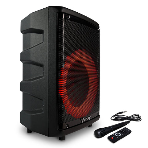 Bafle Vorago 8" Bt Recargable 1 Micr. Alamb. 30W Rgb, Ksp-302