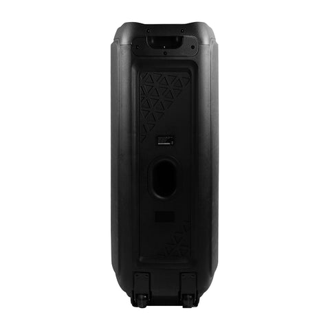 Bafle Vorago Bluetooth Usb, Tf, Doble 10", 80W-Rms, Tws, Microfono Inalambrico, Rgb, Ksp-600