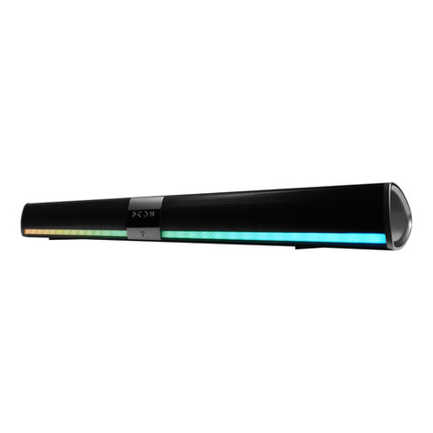 Barra De Sonido Vorago Bt, Tf, Aux 3.5Mm, Usb, Coaxial, Rgb, Usb Tipo C 2X5W Bsp-450