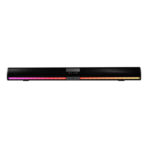 Barra De Sonido Vorago Bt, Tf, Aux 3.5Mm, Usb, Coaxial, Rgb, Usb Tipo C 2X5W Bsp-450