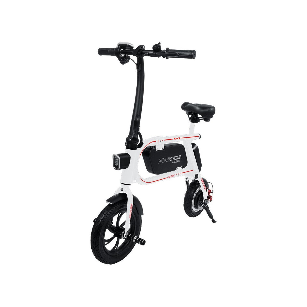 Bicicleta Electrica Refurbished Swagtron Swagcycle Sc-1 Classic Pedal-Less Blanco