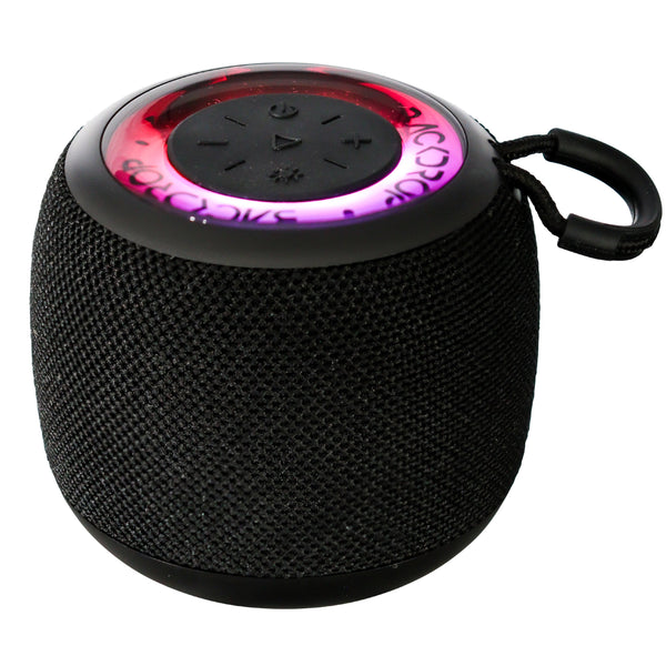 Bocina Bluetooth Backdrop BD91 Negra: Potencia de 5W, Versatilidad sin Límites con AUX, Radio FM, Micro SD Card y USB